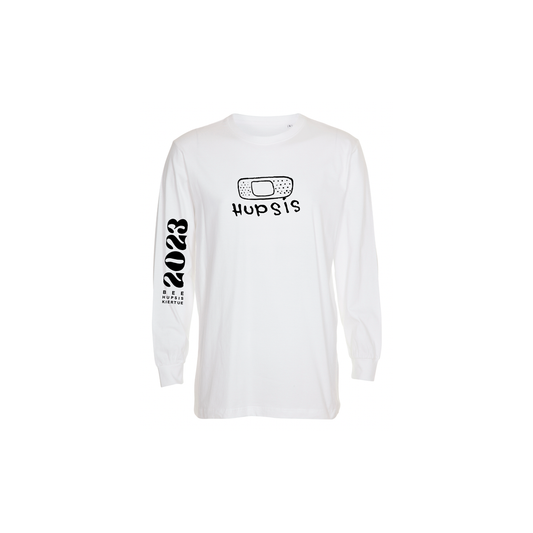 Bee - Hupsis Kiertue Long Sleeve, Valkoinen/Musta (2023)