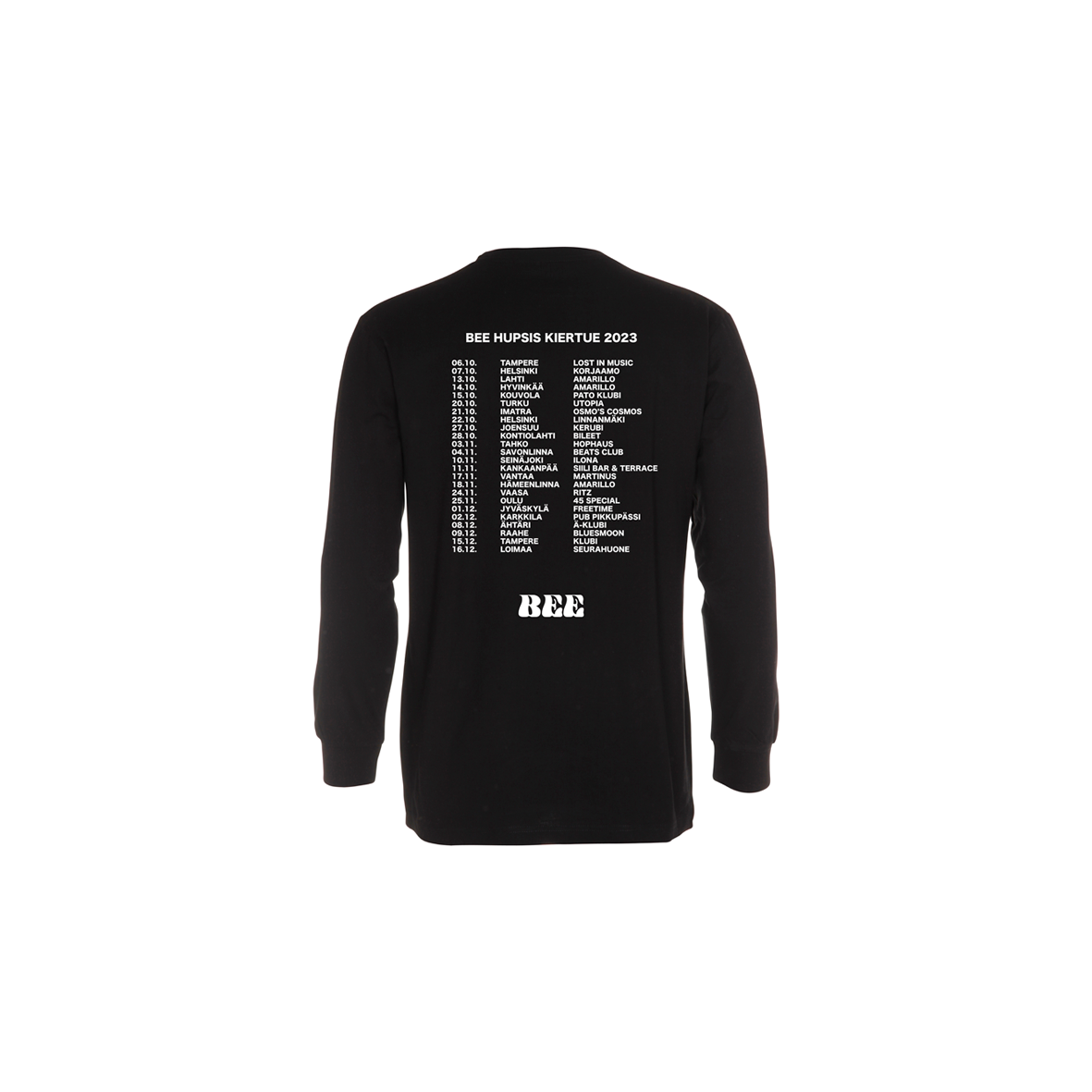 Bee - Hupsis Kiertue Long Sleeve, Musta/Valkoinen (2023)