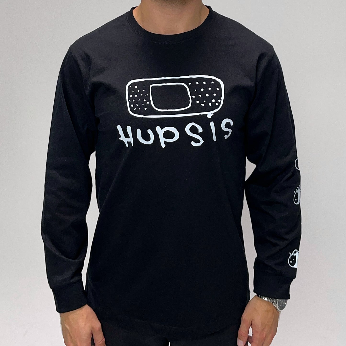 Bee - Hupsis Long Sleeve, Musta/Valkoinen